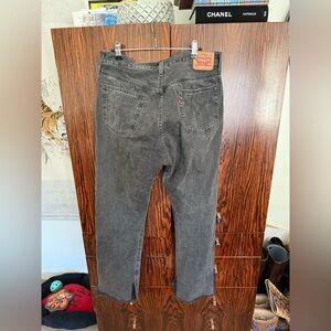 Levi's Charcoal Denim Pants